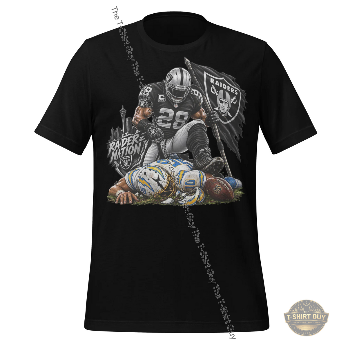 Watermarked - Raiders Over Chargers Unisex t-shirt