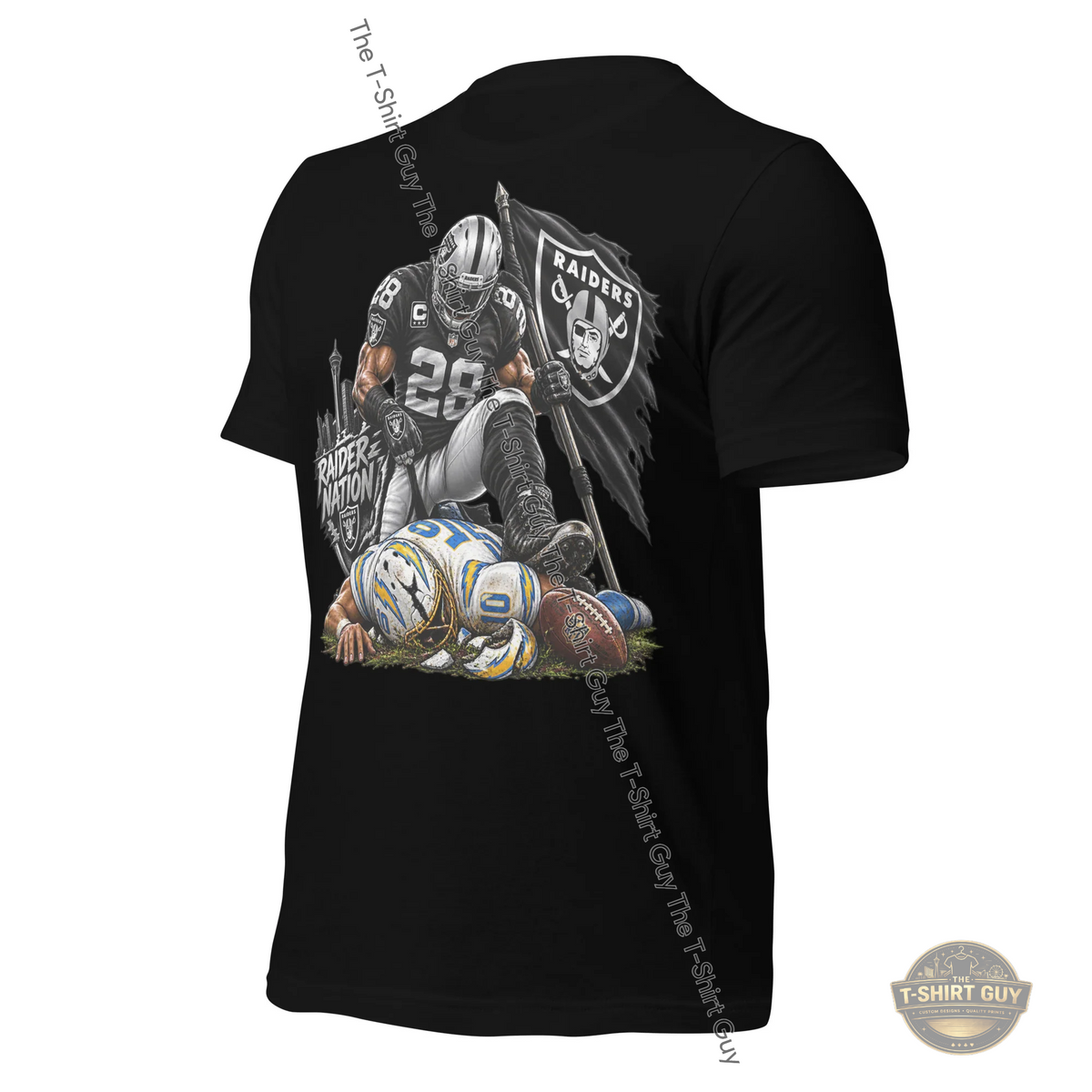 Watermarked - Raiders Over Chargers Unisex t-shirt
