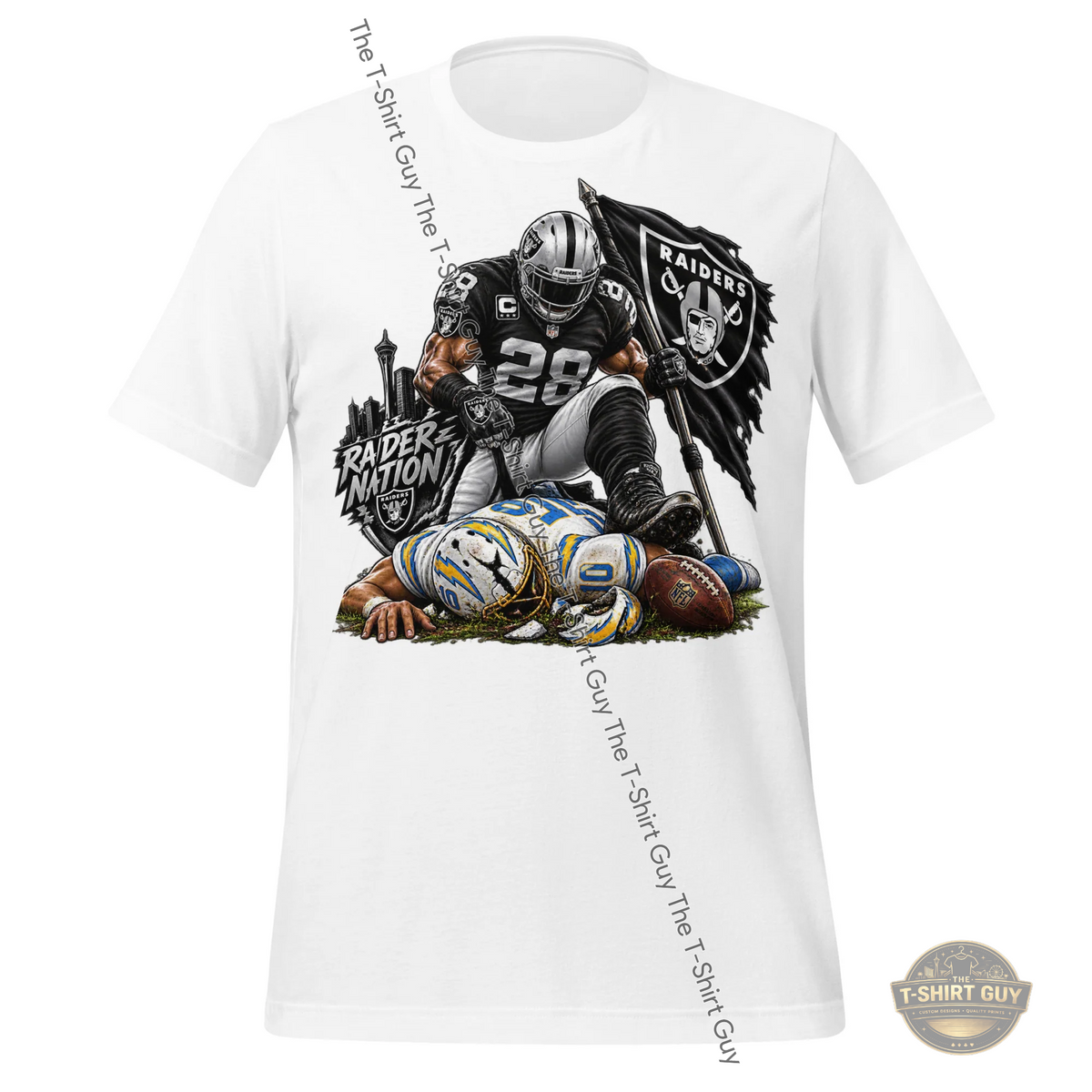 Watermarked - Raiders Over Chargers Unisex t-shirt