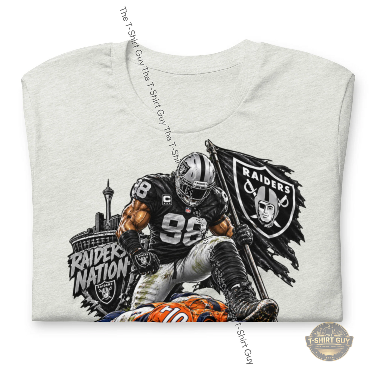 Watermarked - Raiders Over Broncos Unisex t-shirt