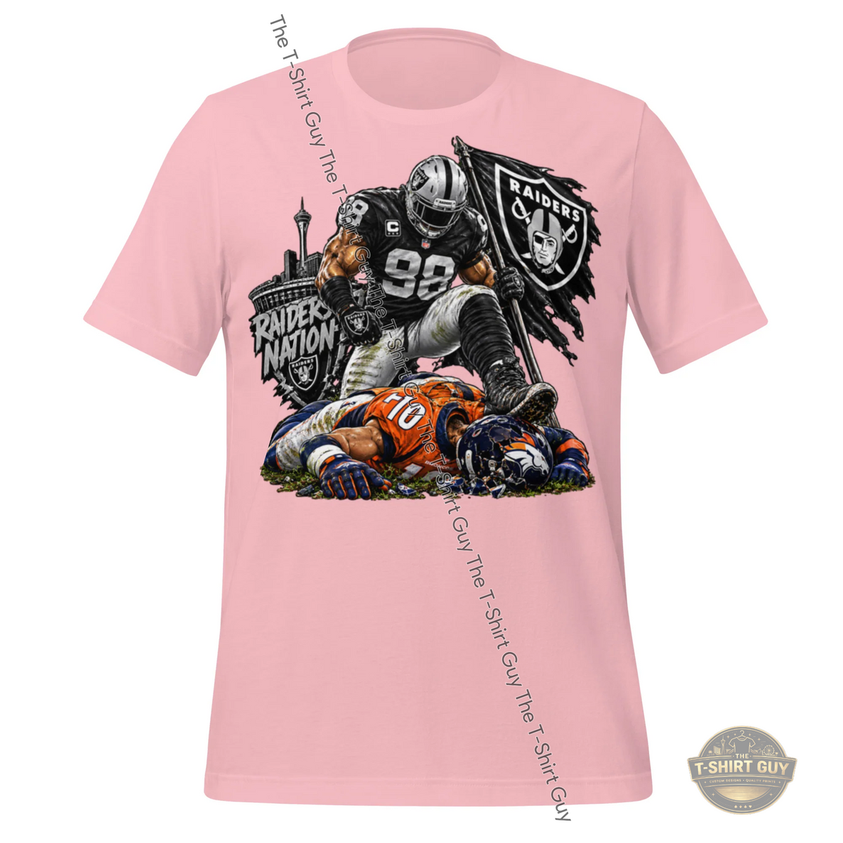 Watermarked - Raiders Over Broncos Unisex t-shirt