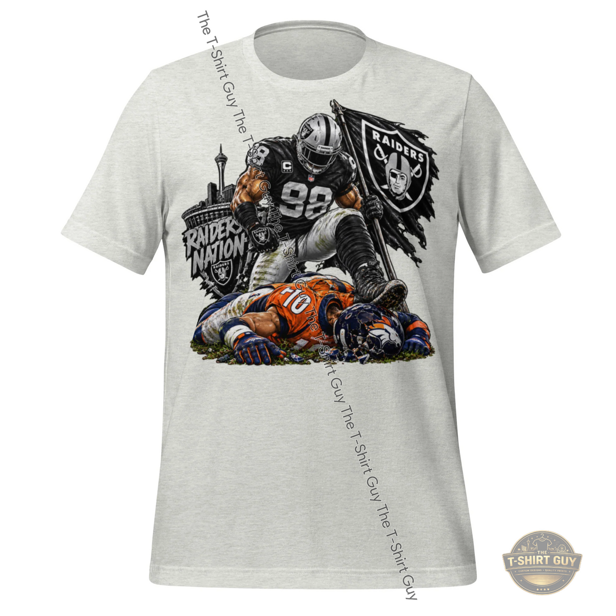 Watermarked - Raiders Over Broncos Unisex t-shirt