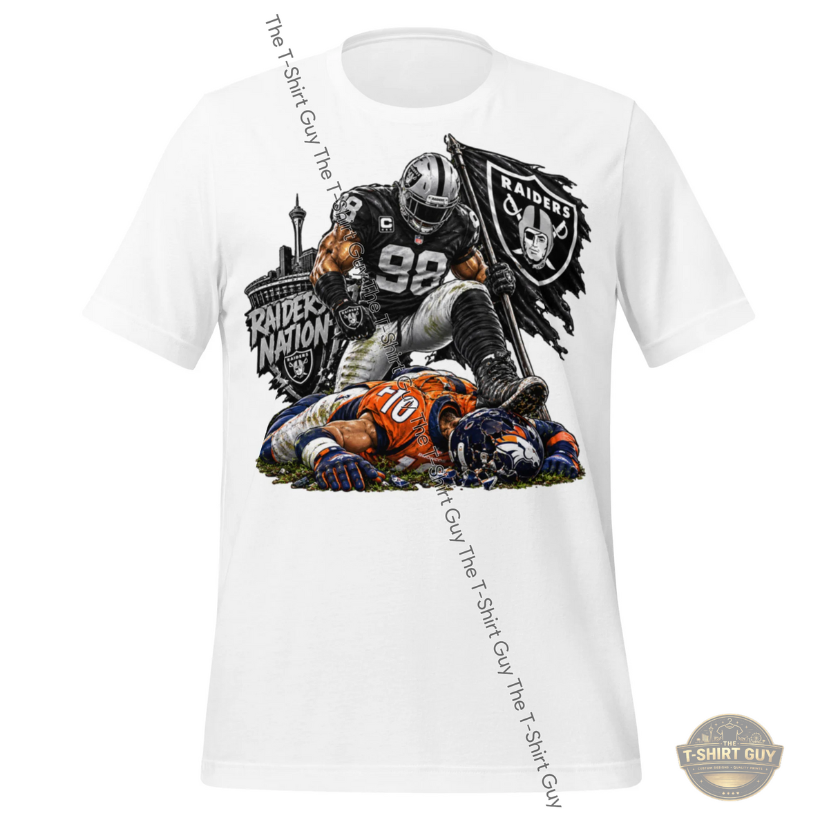 Watermarked - Raiders Over Broncos Unisex t-shirt