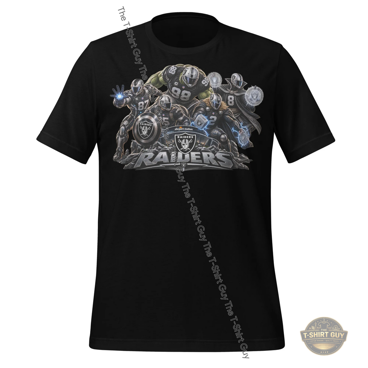 Watermarked - Raiders Superhero Team Unisex t-shirt