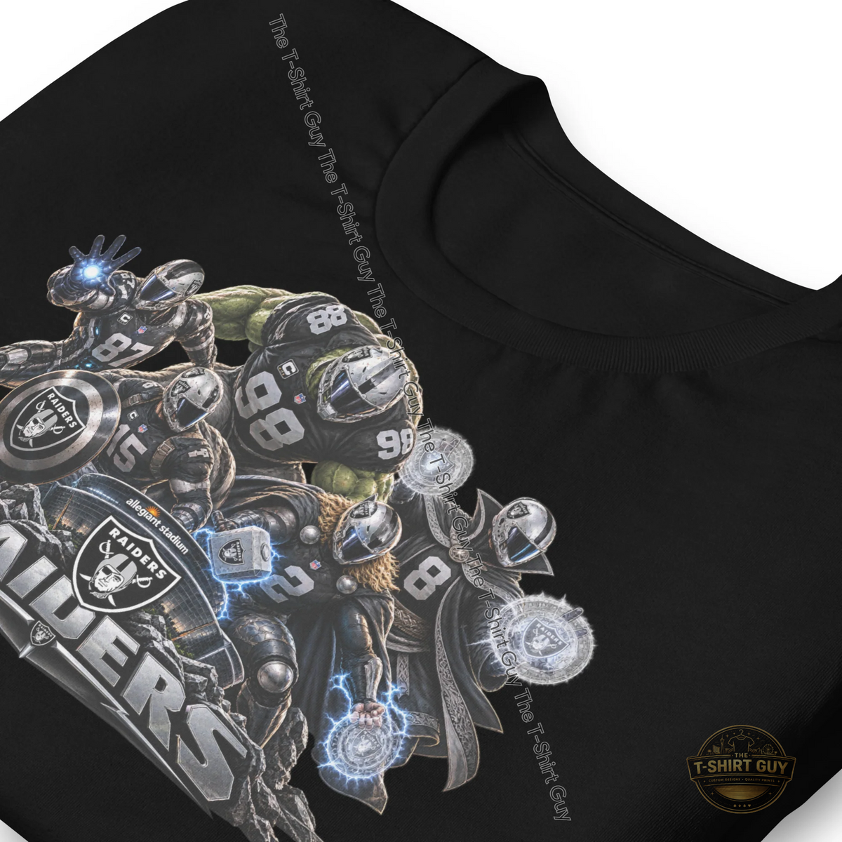 Watermarked - Raiders Superhero Team Unisex t-shirt
