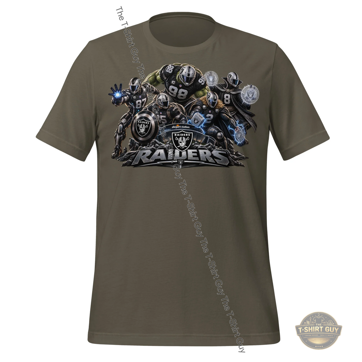 Watermarked - Raiders Superhero Team Unisex t-shirt