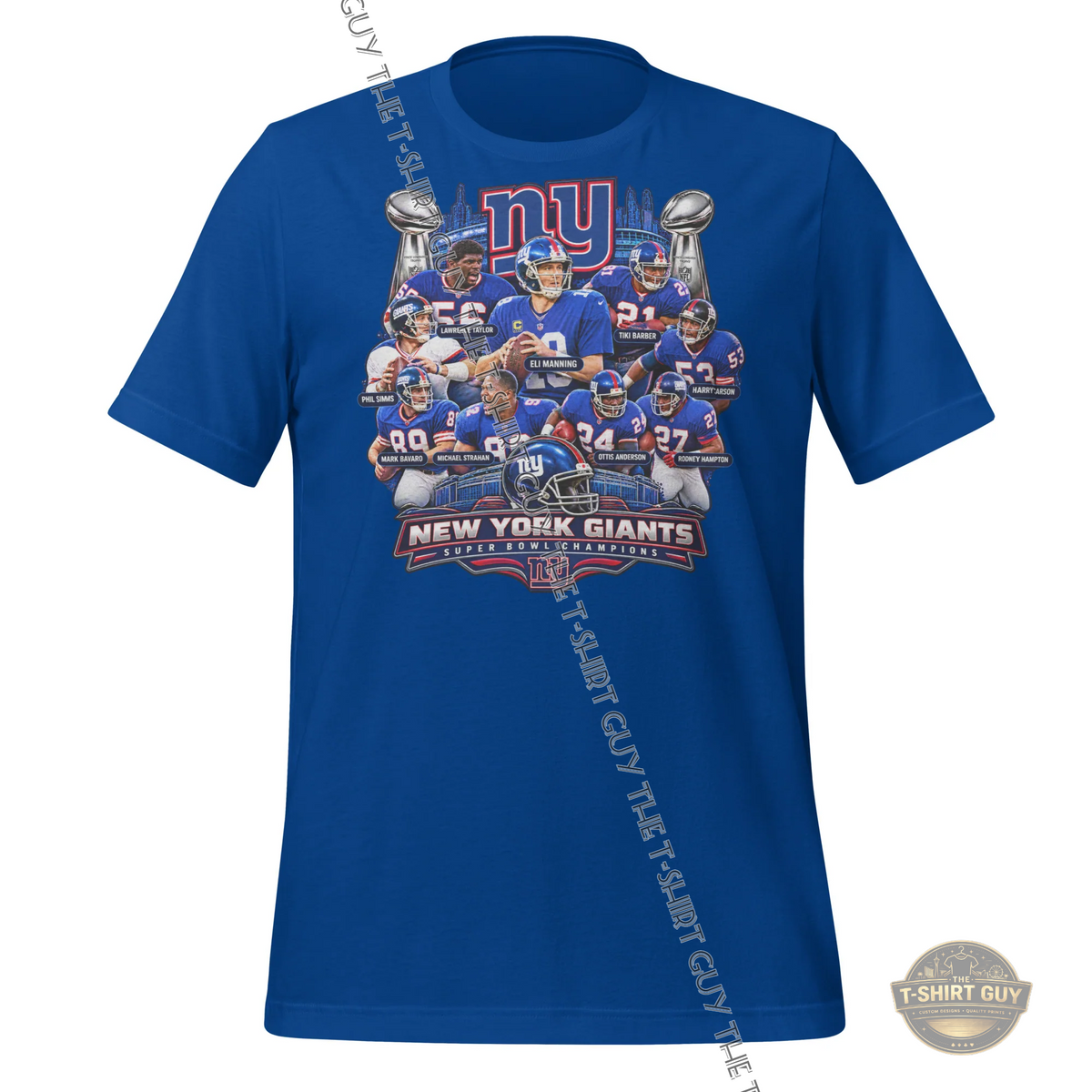 Watermarked - New York Giants Superbowl Champions Unisex t-shirt