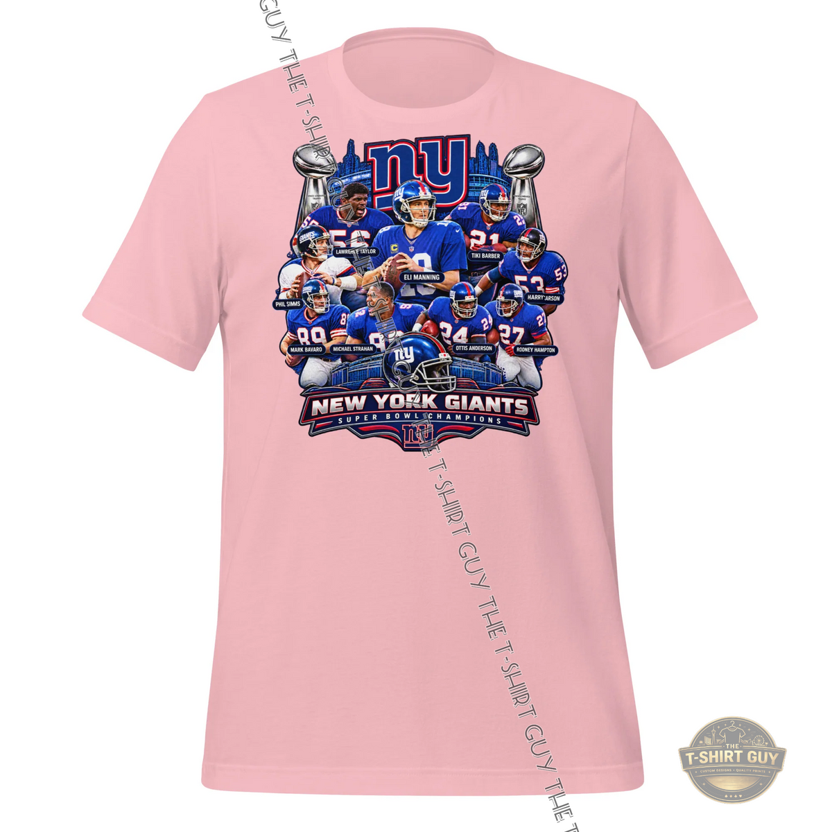 Watermarked - New York Giants Superbowl Champions Unisex t-shirt