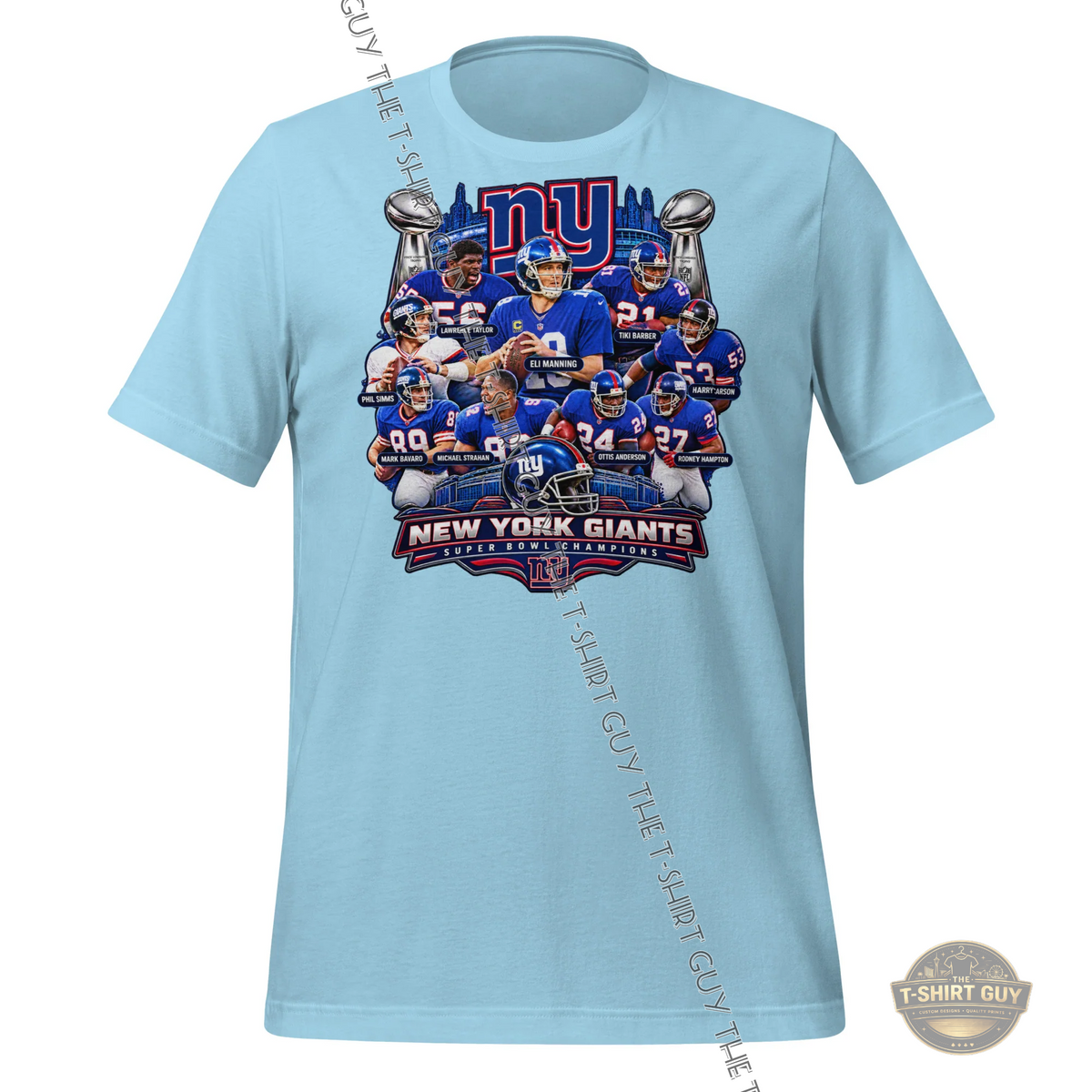 Watermarked - New York Giants Superbowl Champions Unisex t-shirt