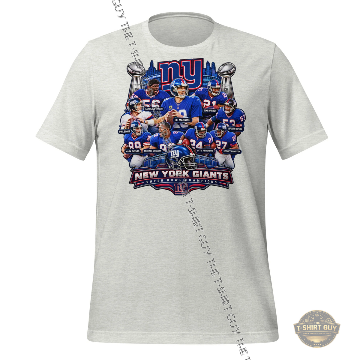 Watermarked - New York Giants Superbowl Champions Unisex t-shirt