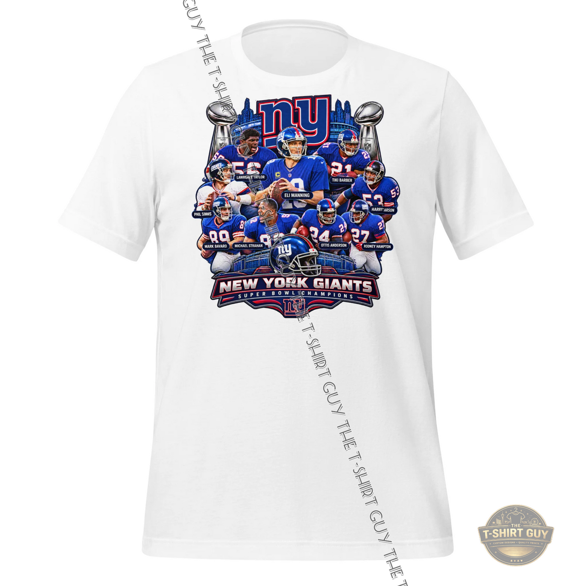 Watermarked - New York Giants Superbowl Champions Unisex t-shirt