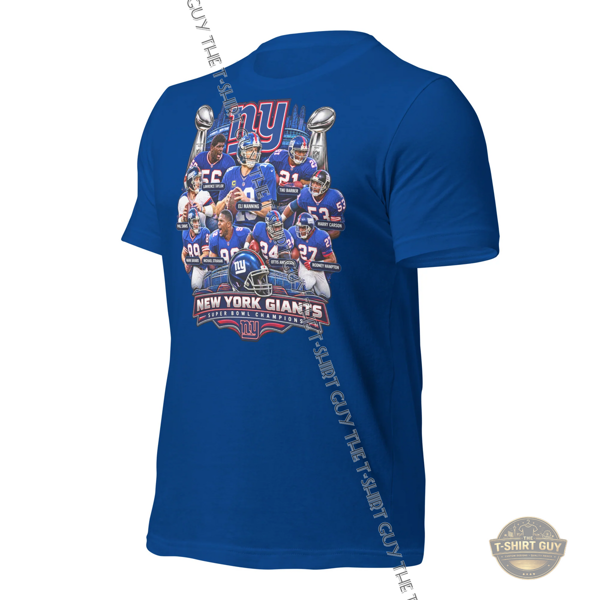 Watermarked - New York Giants Superbowl Champions Unisex t-shirt