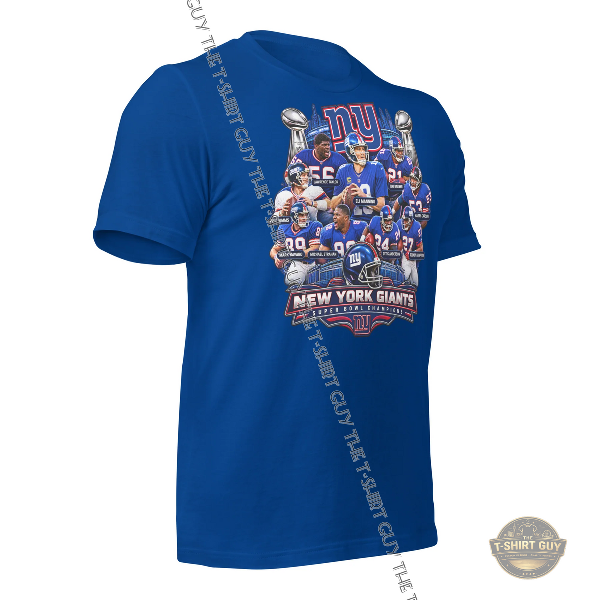 Watermarked - New York Giants Superbowl Champions Unisex t-shirt