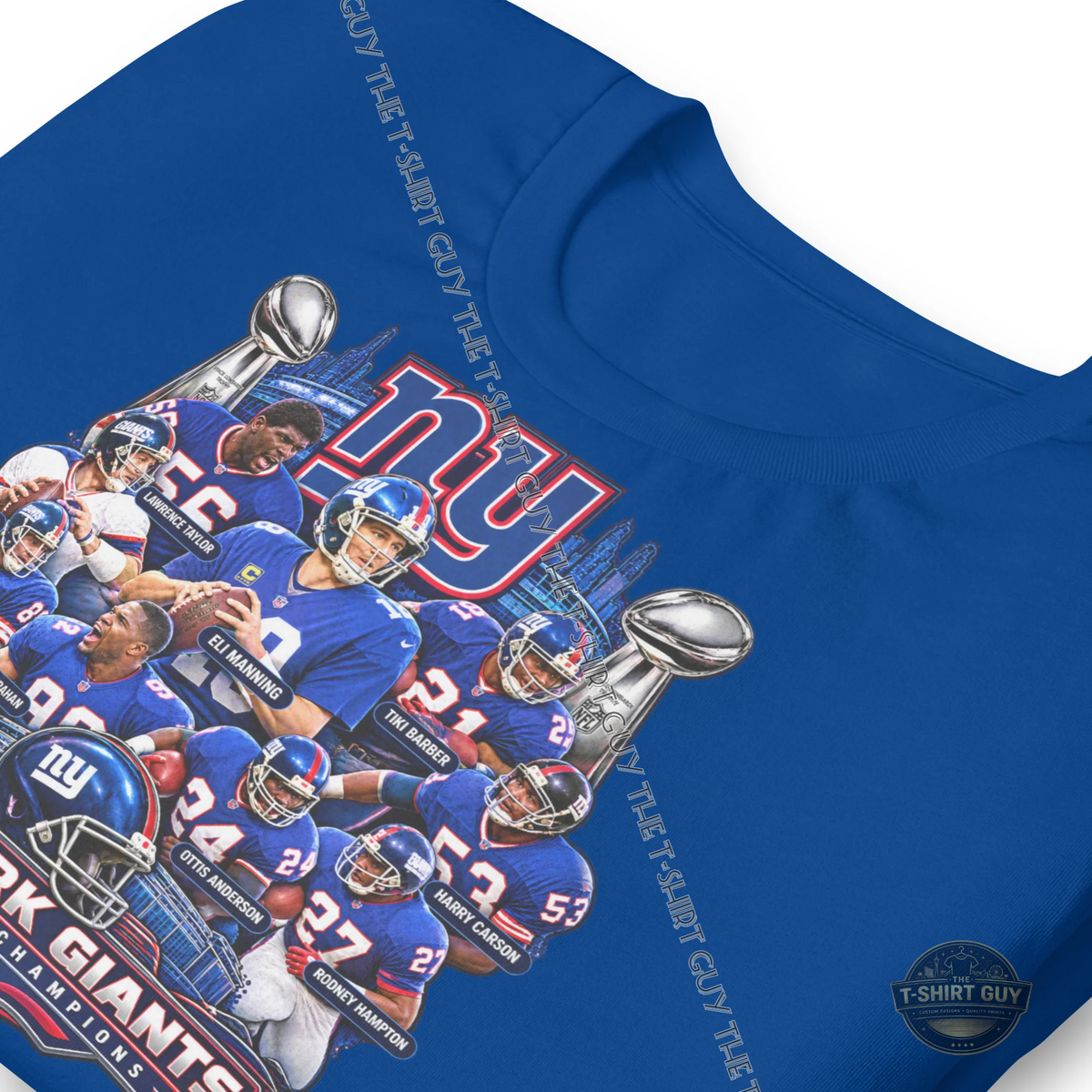 Watermarked - New York Giants Superbowl Champions Unisex t-shirt
