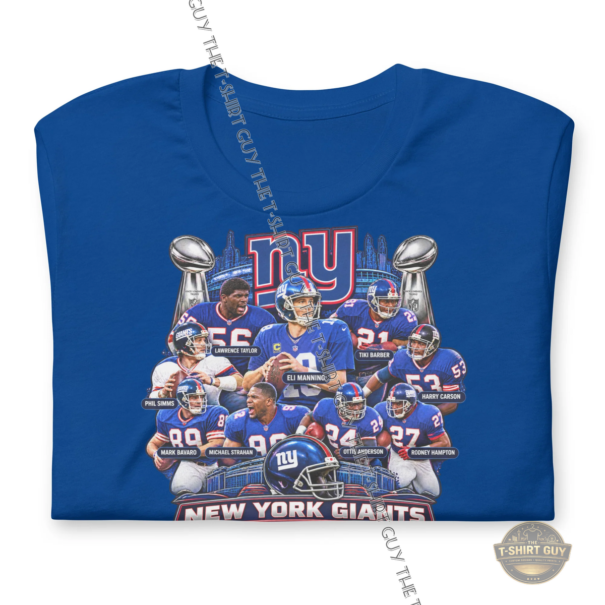 Watermarked - New York Giants Superbowl Champions Unisex t-shirt