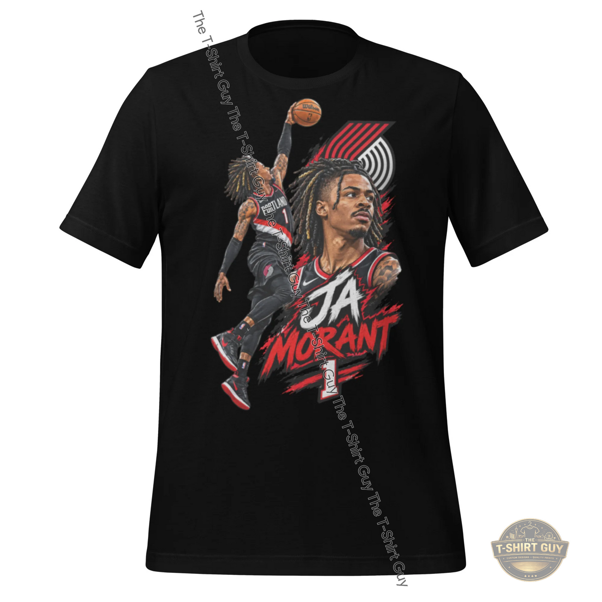 Watermarked - Ja Morant Trail Blazers Graffiti Unisex t-shirt