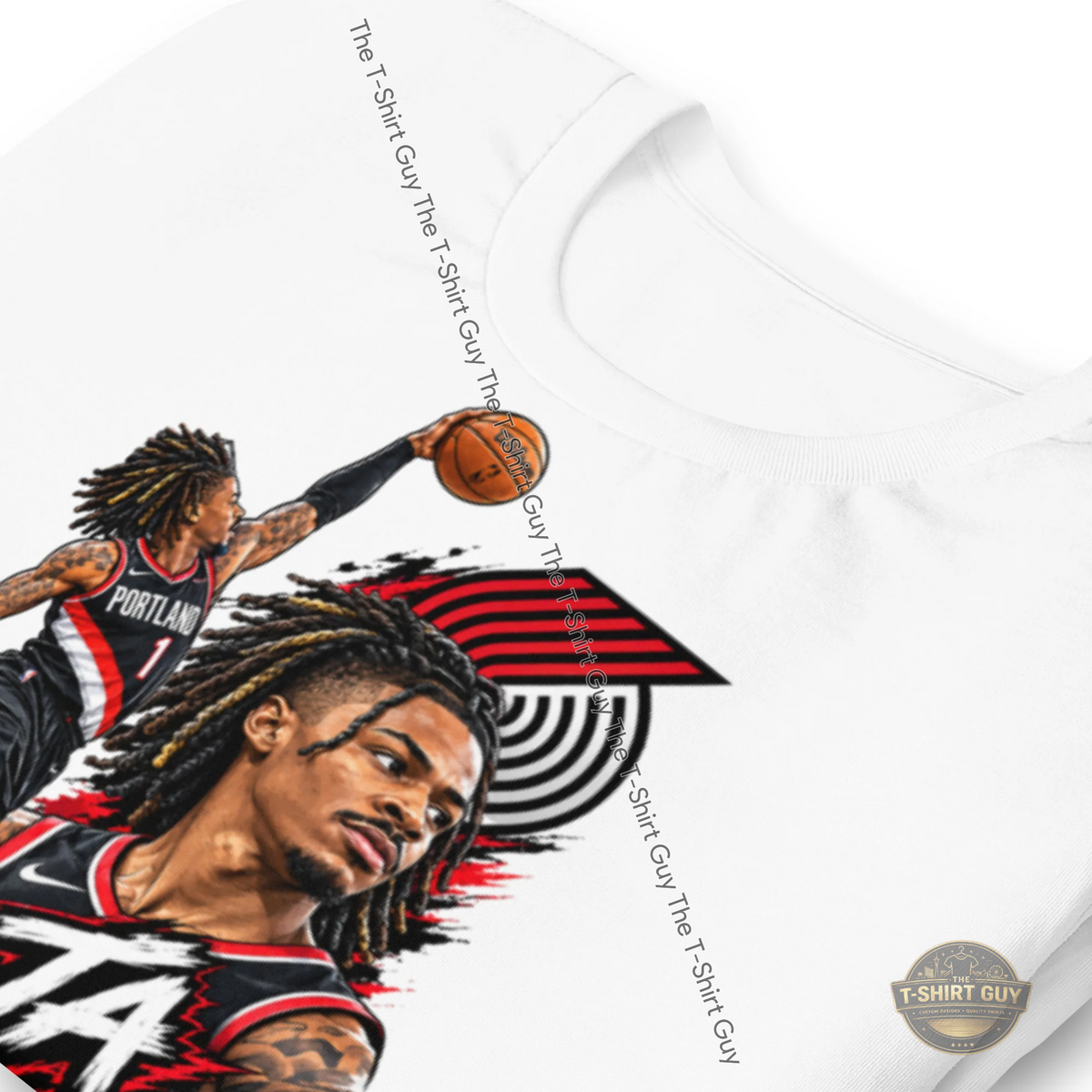 Watermarked - Ja Morant Trail Blazers Graffiti Unisex t-shirt