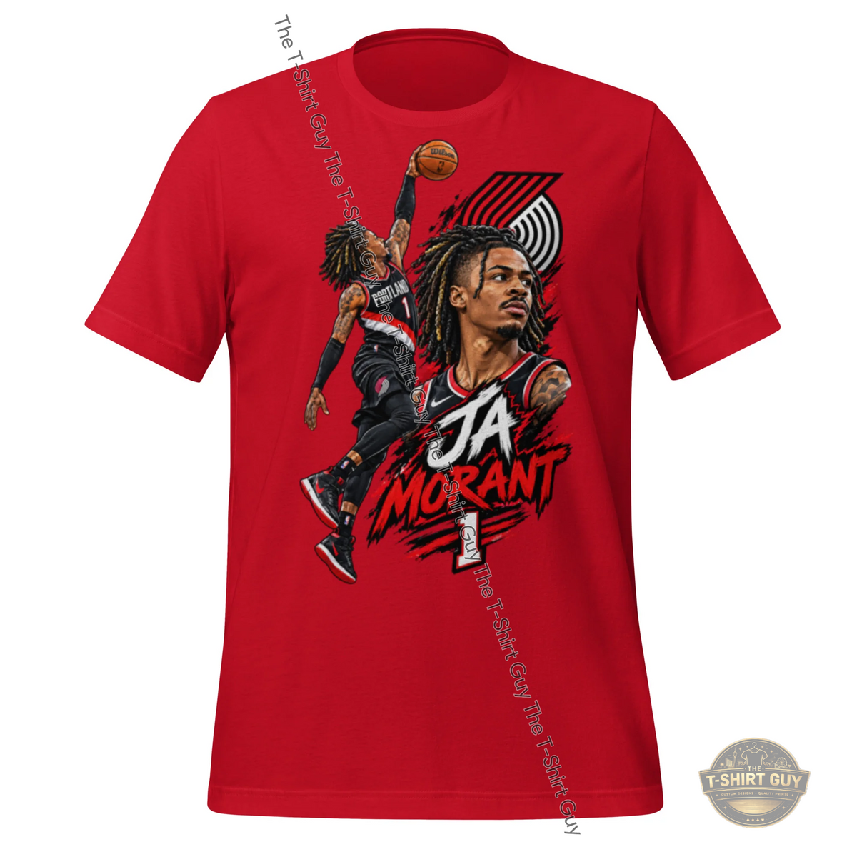 Watermarked - Ja Morant Trail Blazers Graffiti Unisex t-shirt