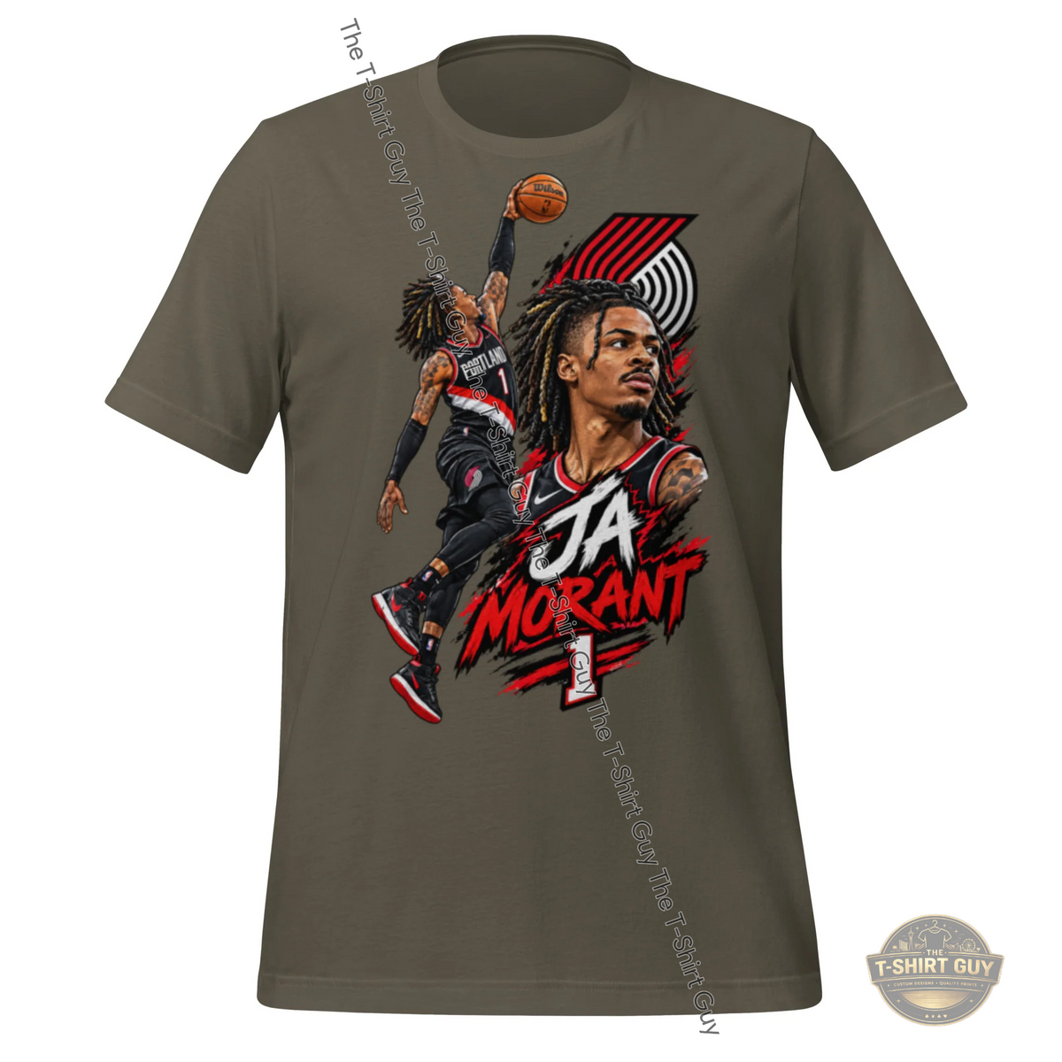 Watermarked - Ja Morant Trail Blazers Graffiti Unisex t-shirt