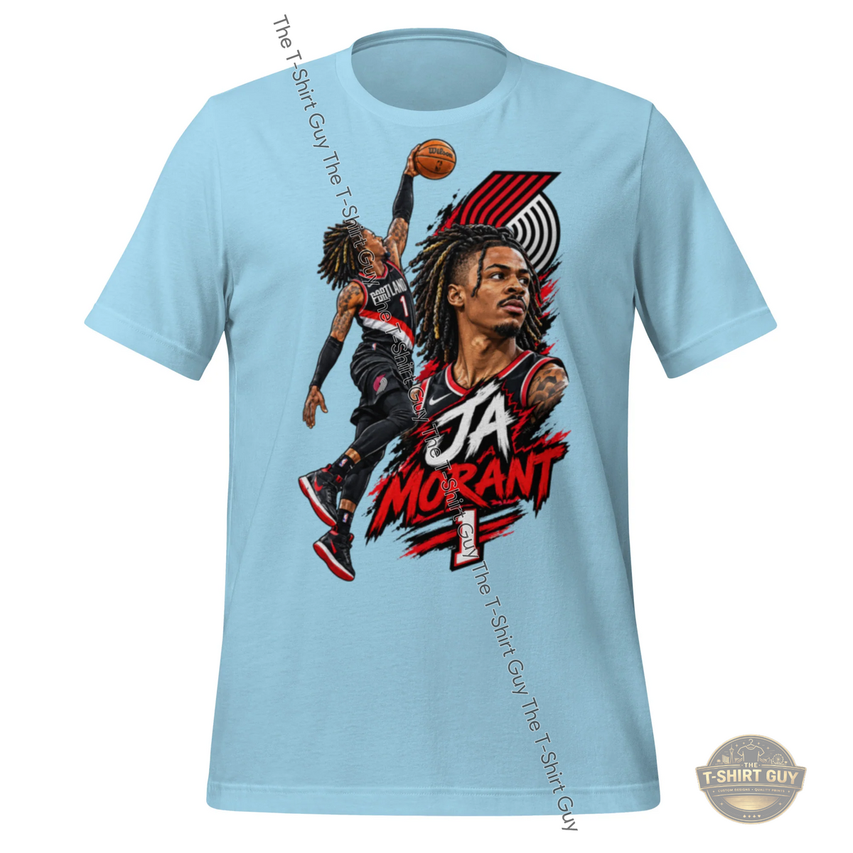Watermarked - Ja Morant Trail Blazers Graffiti Unisex t-shirt