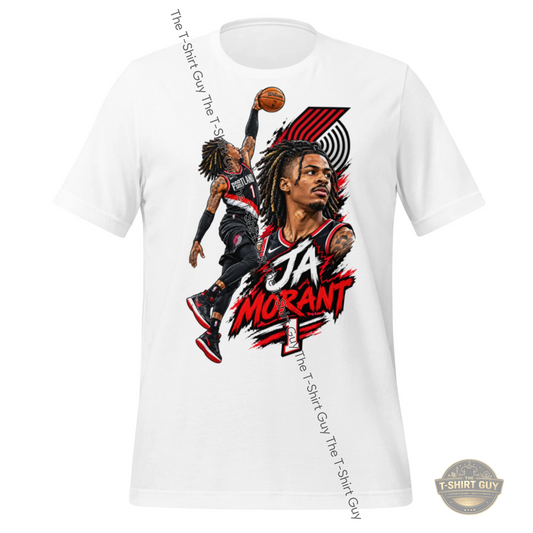 Watermarked - Ja Morant Trail Blazers Graffiti Unisex t-shirt