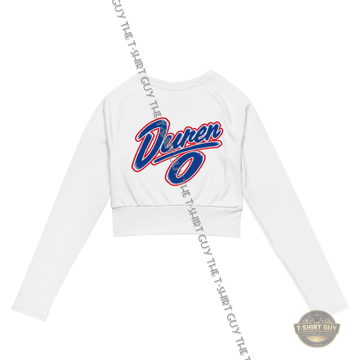Watermarked - Detroit Pistons Jalen Duren Long-sleeve crop top