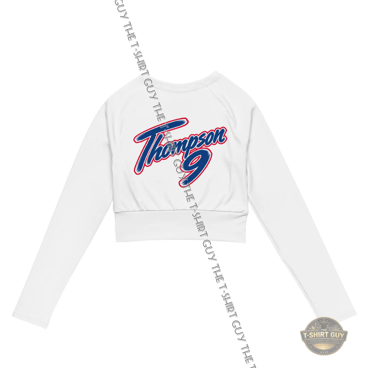 Watermarked - Detroit Pistons Ausar Thompson Long-sleeve crop top