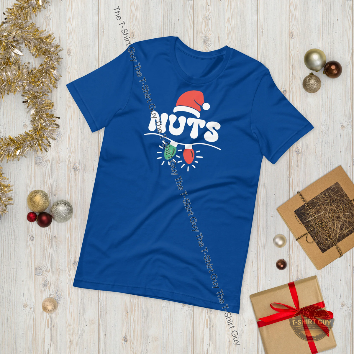 Watermarked - Nuts Christmas Couple Unisex t-shirt