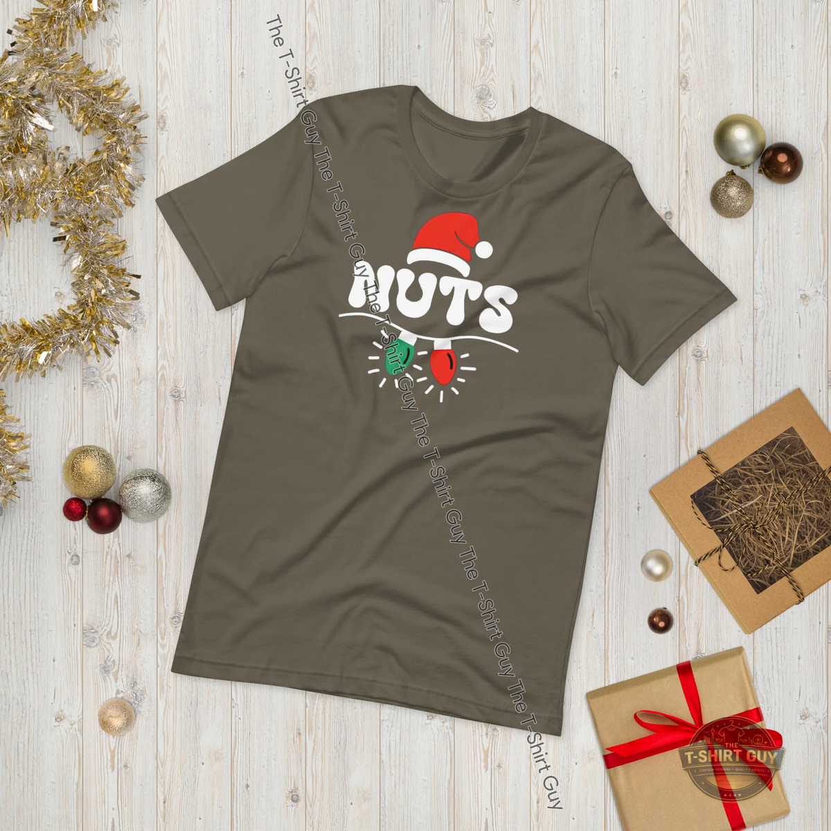 Watermarked - Nuts Christmas Couple Unisex t-shirt