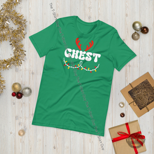 Watermarked - Chest Christmas Couple Unisex t-shirt