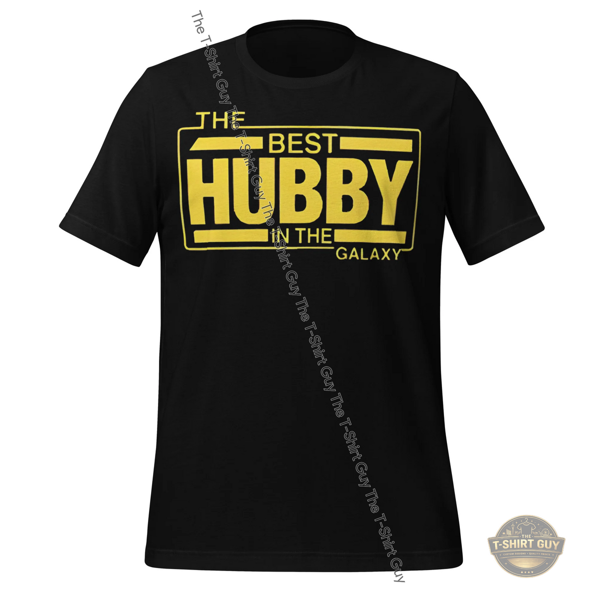 Watermarked - The Best Hubby In The Galaxy Unisex t-shirt