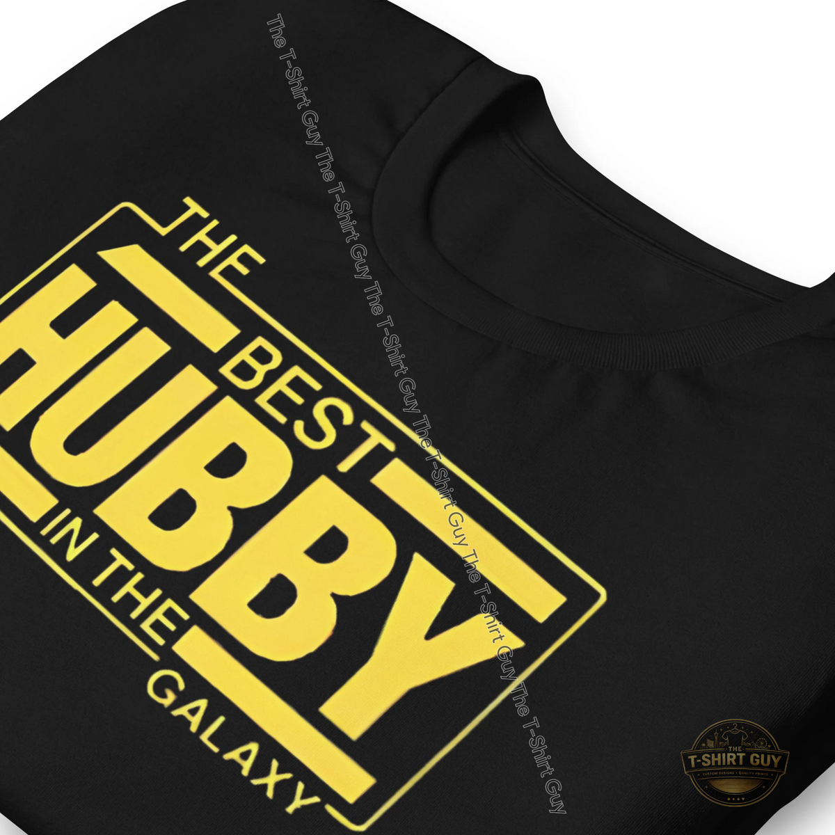 Watermarked - The Best Hubby In The Galaxy Unisex t-shirt