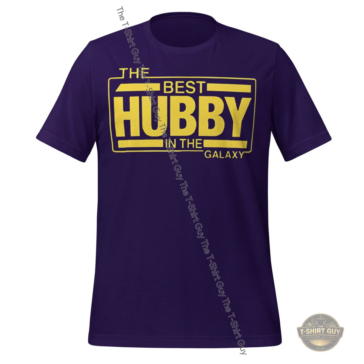 Watermarked - The Best Hubby In The Galaxy Unisex t-shirt