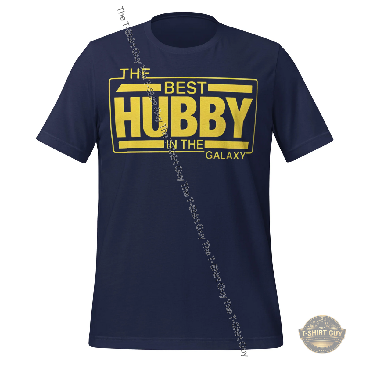 Watermarked - The Best Hubby In The Galaxy Unisex t-shirt