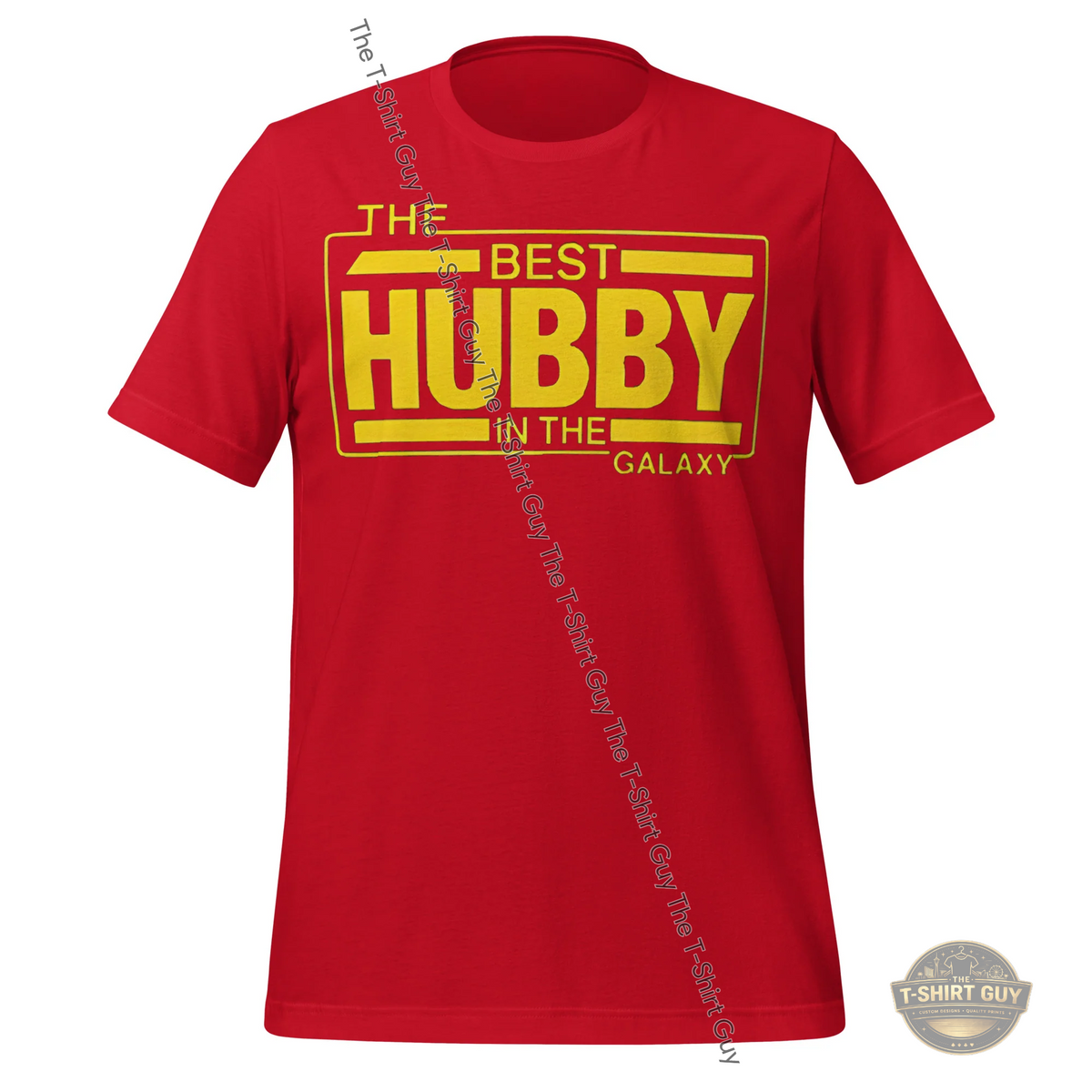 Watermarked - The Best Hubby In The Galaxy Unisex t-shirt