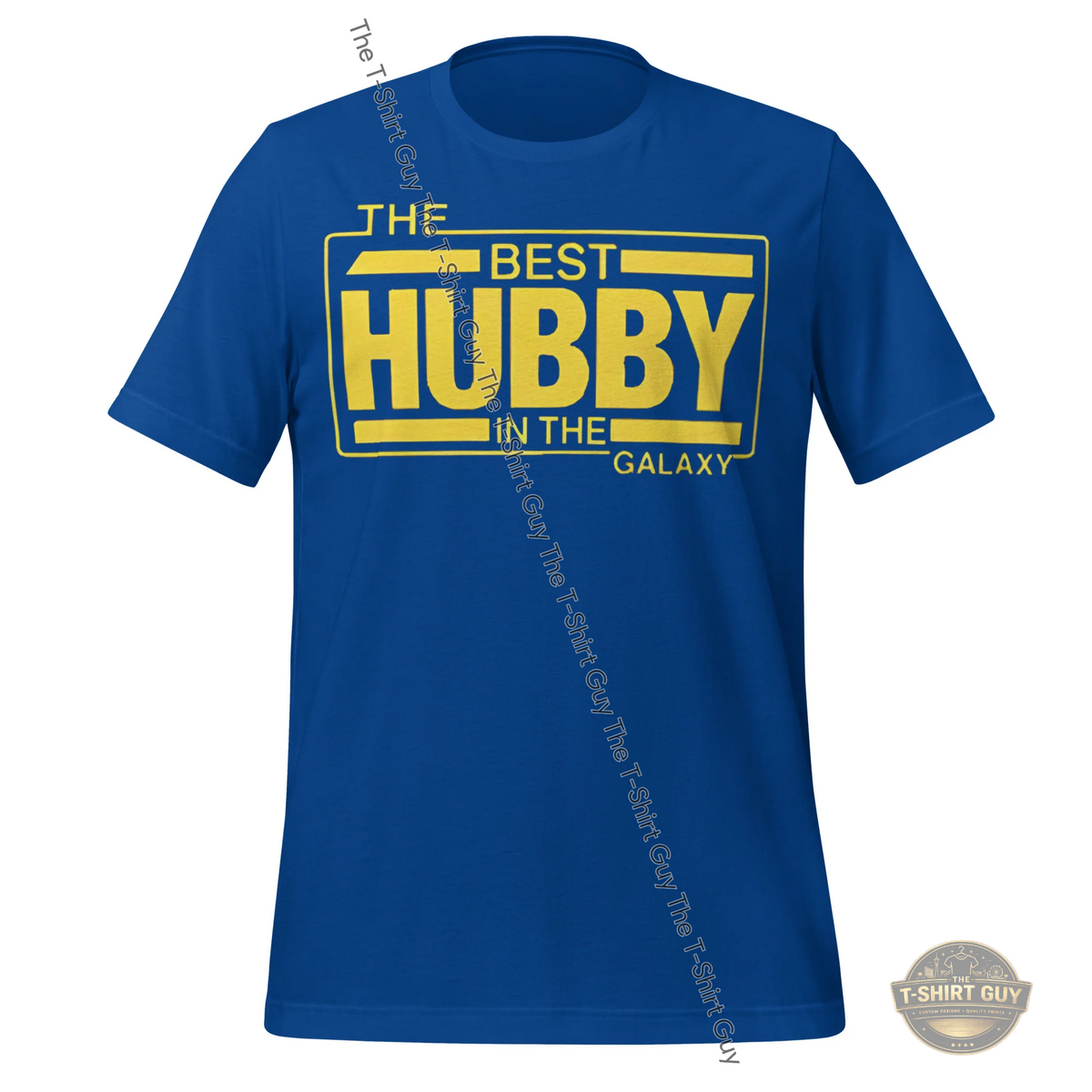 Watermarked - The Best Hubby In The Galaxy Unisex t-shirt