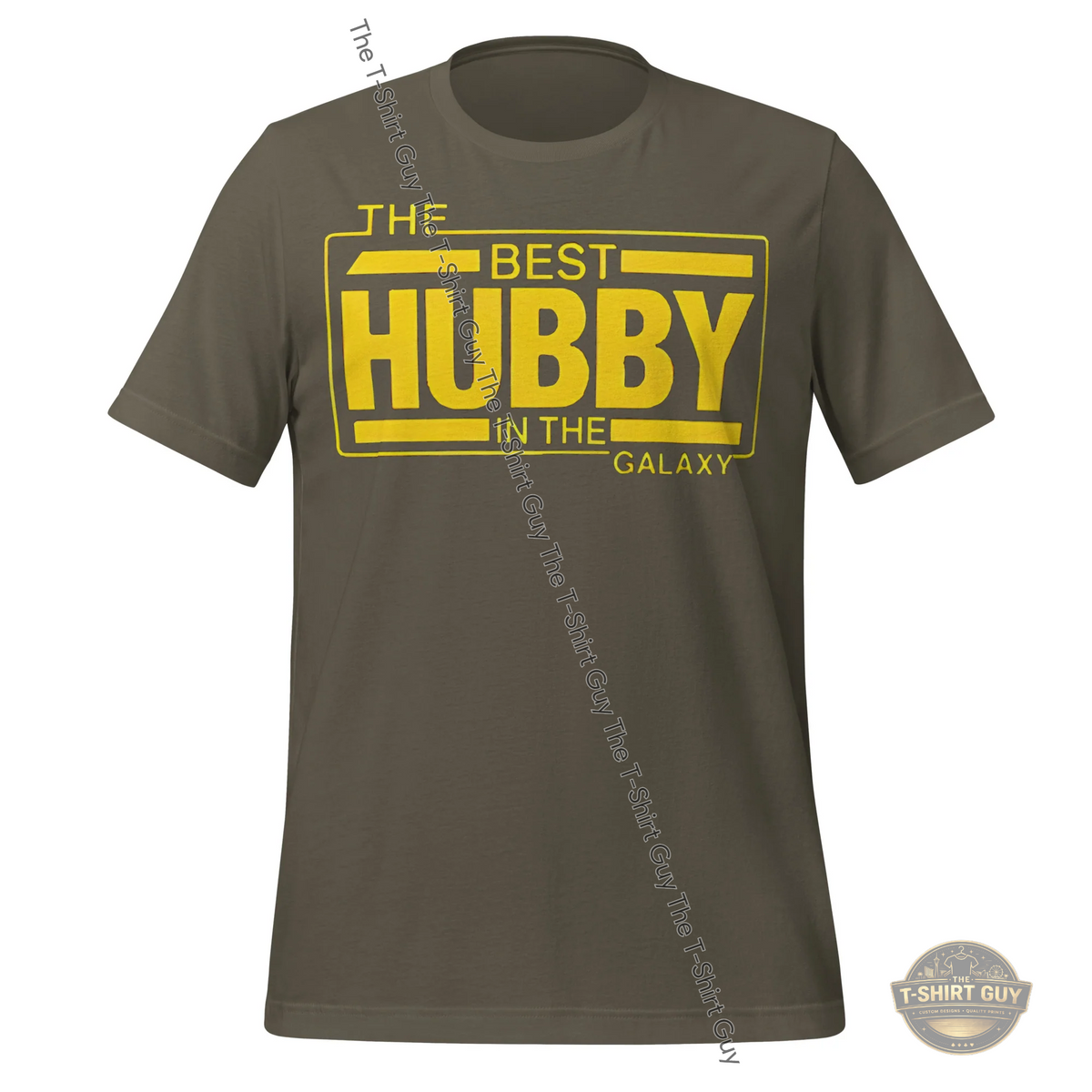 Watermarked - The Best Hubby In The Galaxy Unisex t-shirt