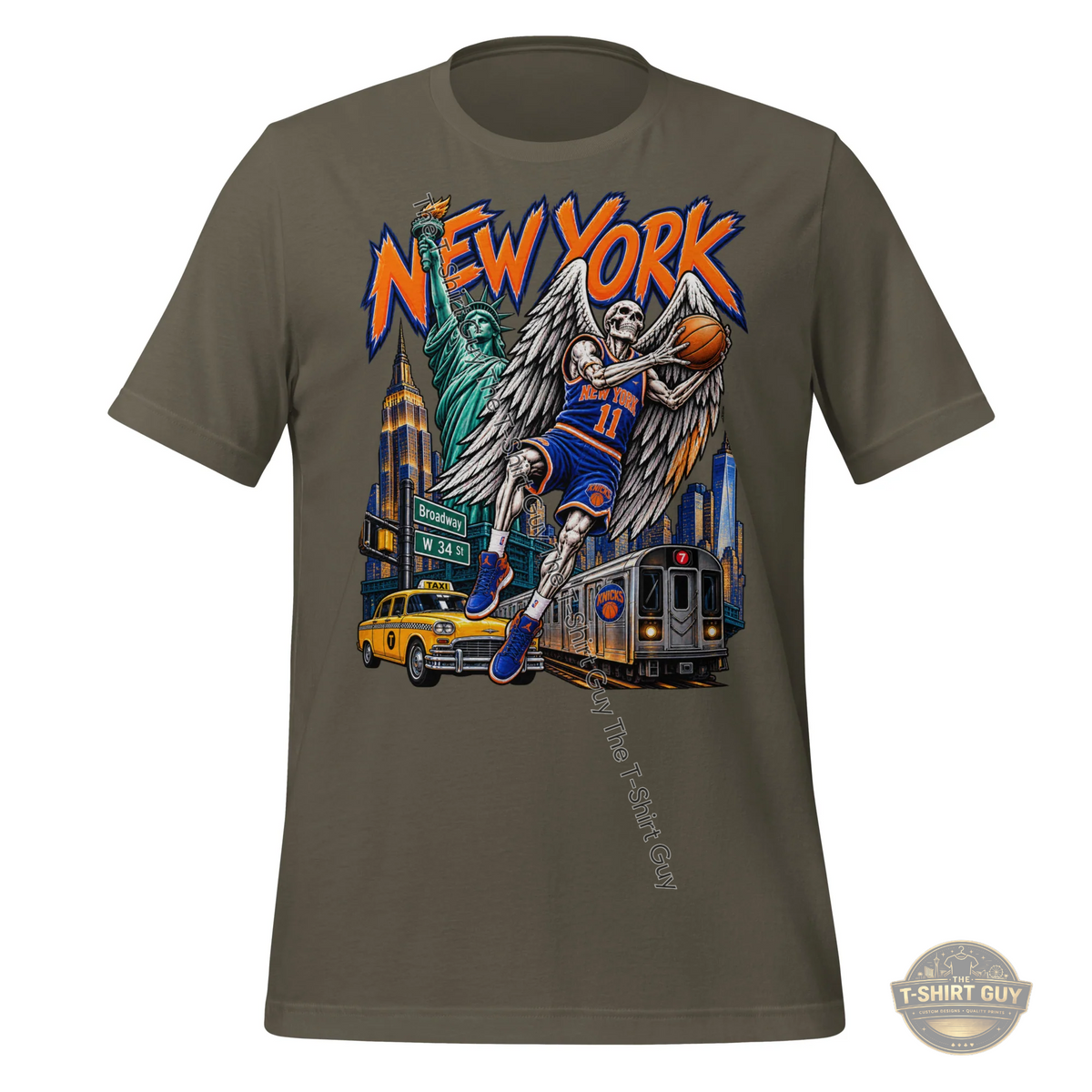 Watermarked - New York Basketball Unisex t-shirt