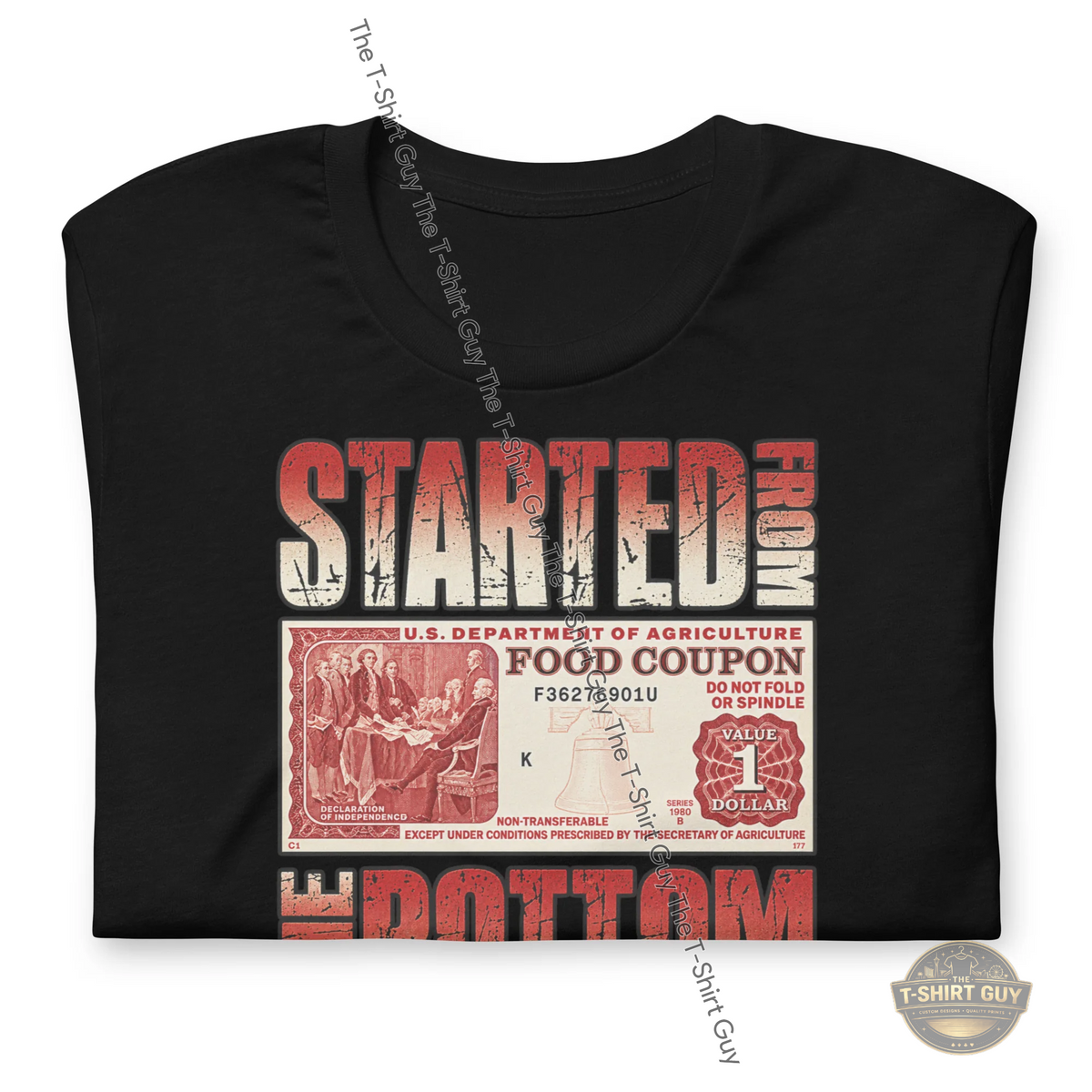 Watermarked - Started From The Bottom Unisex t-shirt