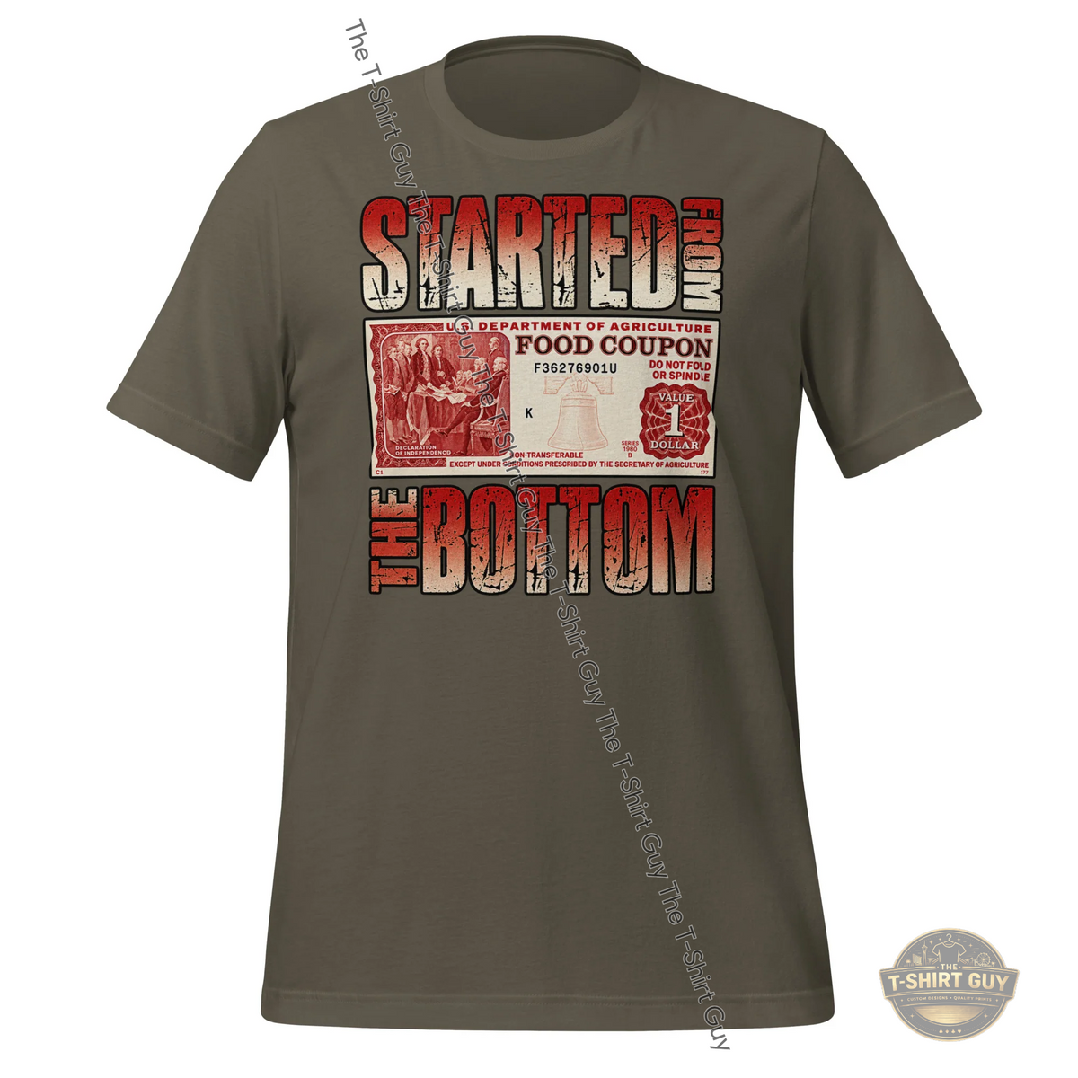 Watermarked - Started From The Bottom Unisex t-shirt