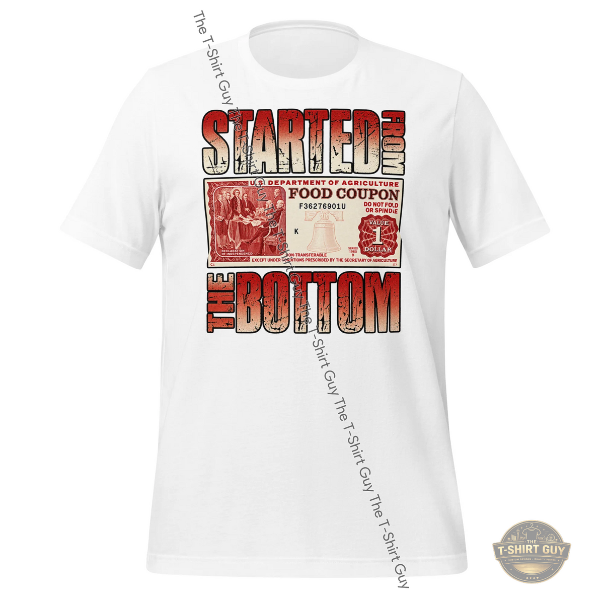 Watermarked - Started From The Bottom Unisex t-shirt