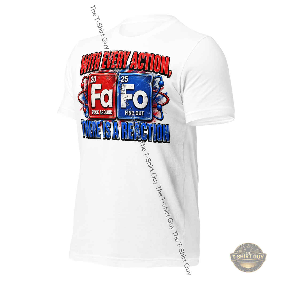 Watermarked - With Every Action There Is A Reaction Unisex t-shirt