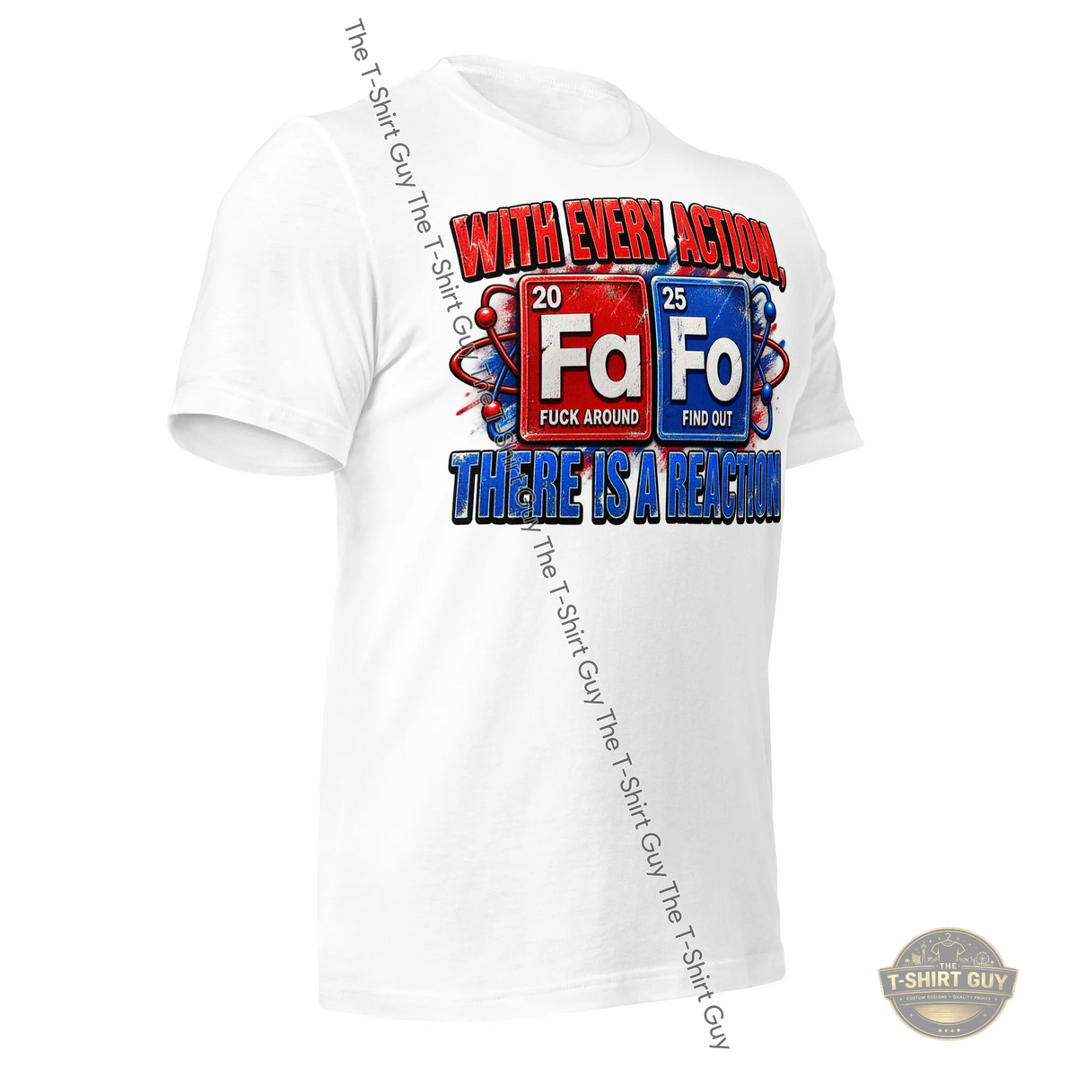 Watermarked - With Every Action There Is A Reaction Unisex t-shirt