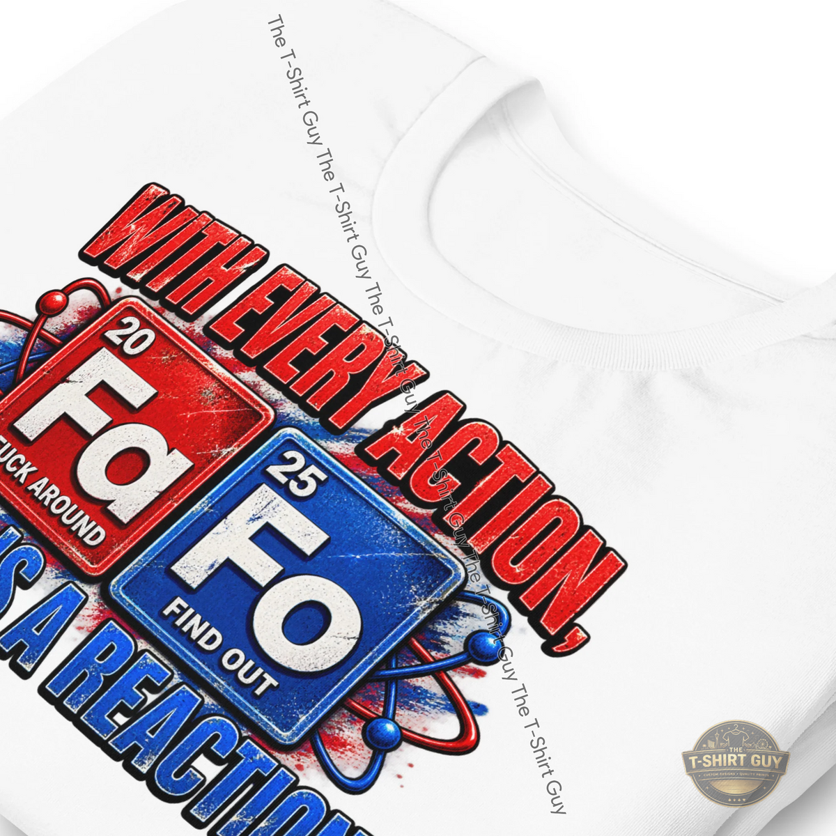 Watermarked - With Every Action There Is A Reaction Unisex t-shirt