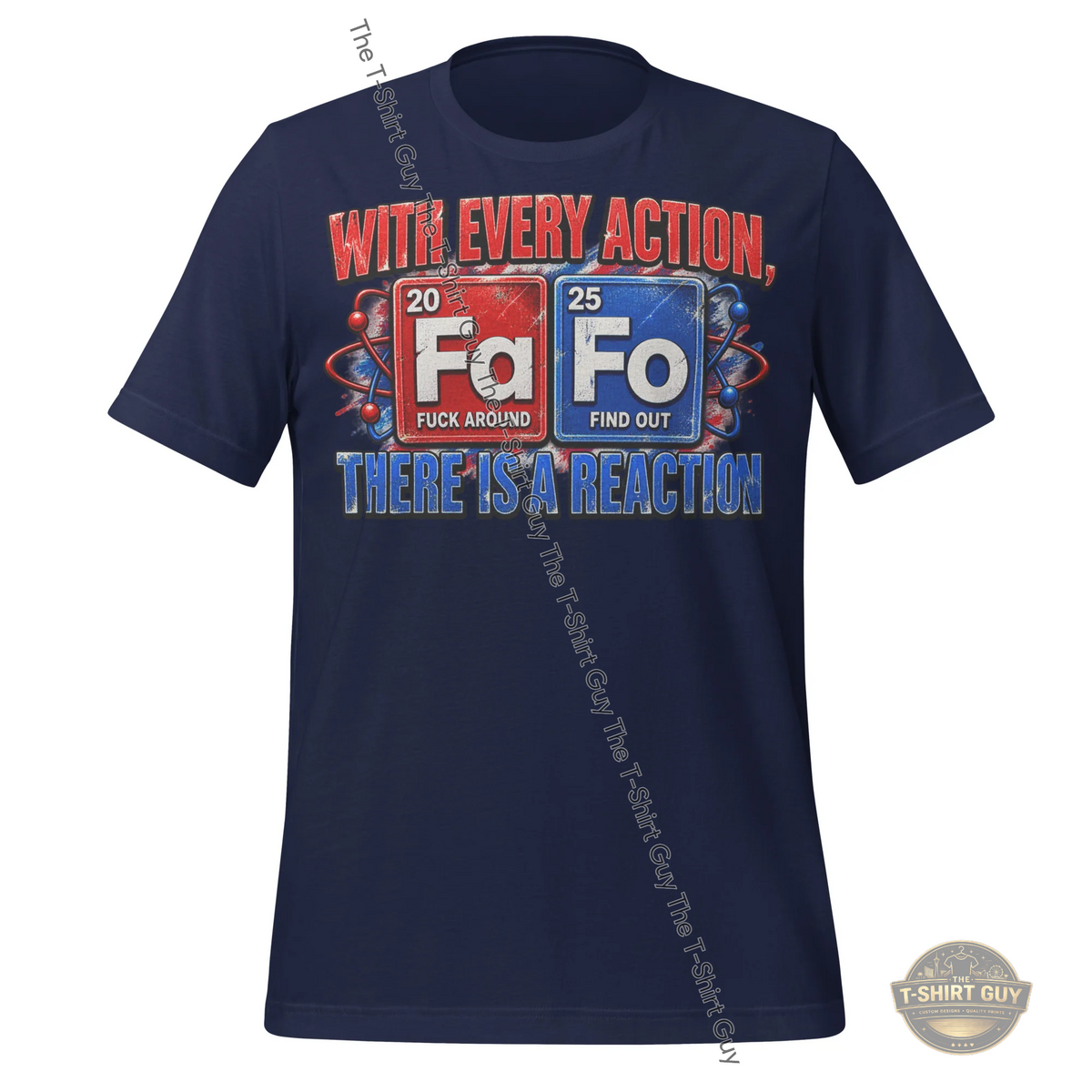 Watermarked - With Every Action There Is A Reaction Unisex t-shirt