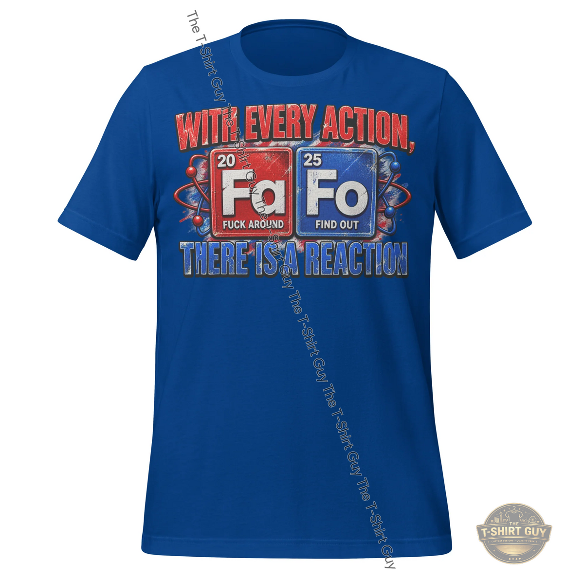 Watermarked - With Every Action There Is A Reaction Unisex t-shirt