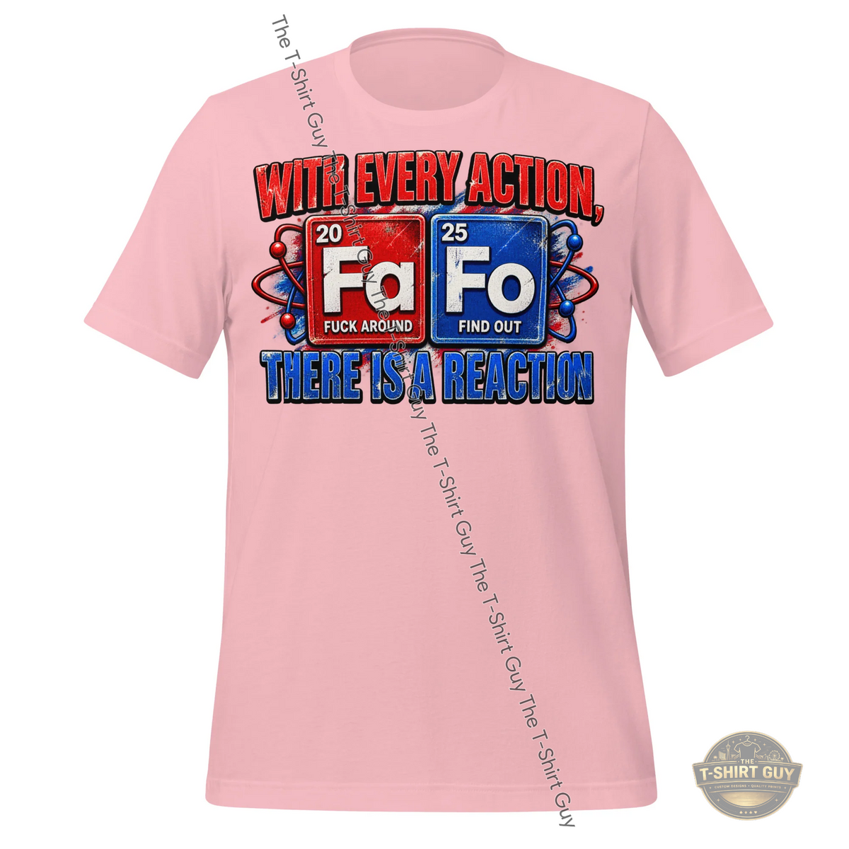 Watermarked - With Every Action There Is A Reaction Unisex t-shirt