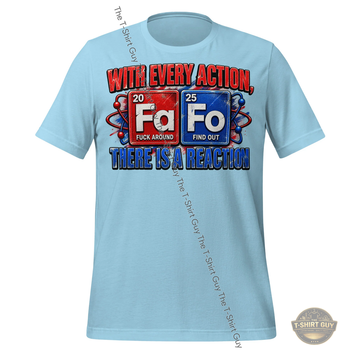 Watermarked - With Every Action There Is A Reaction Unisex t-shirt