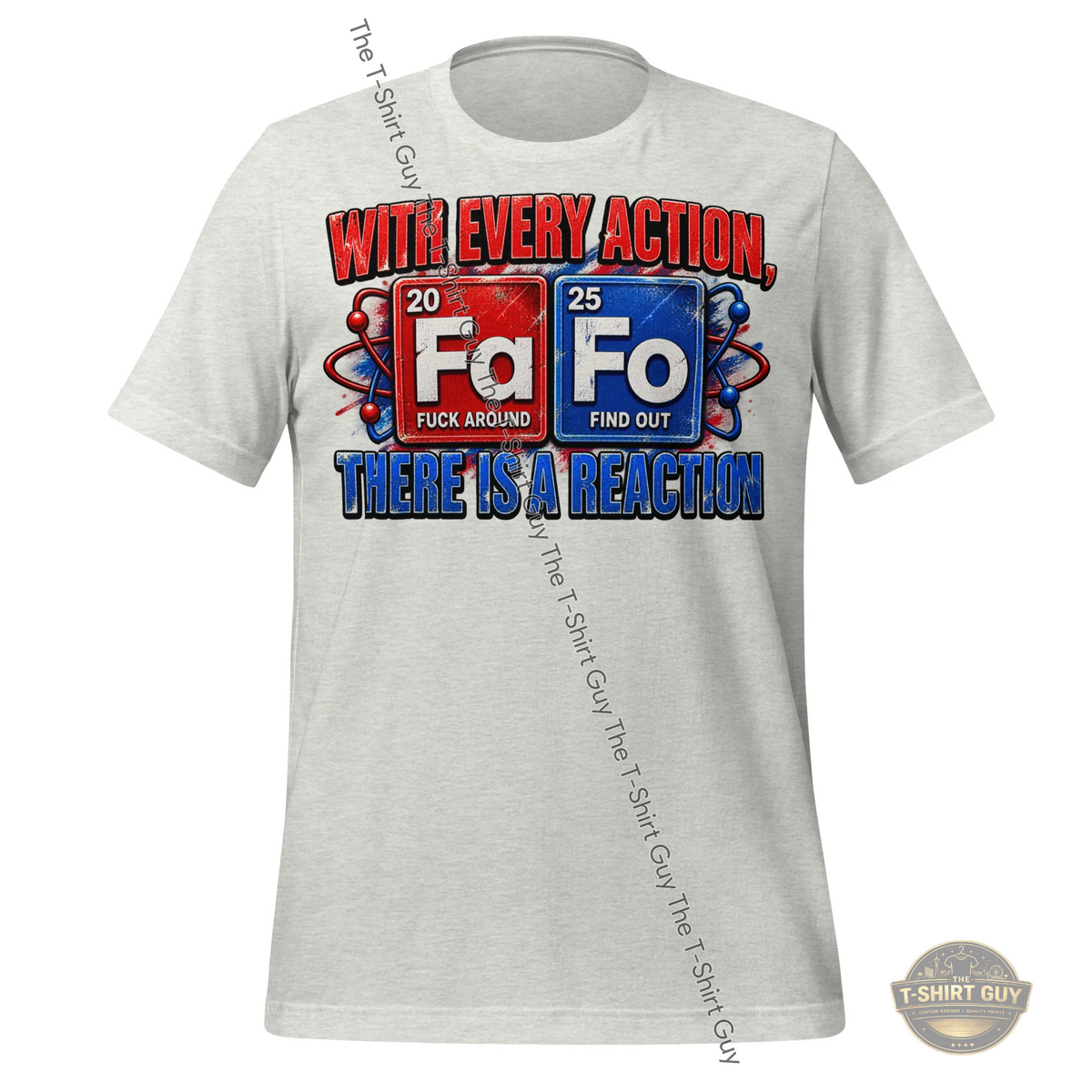 Watermarked - With Every Action There Is A Reaction Unisex t-shirt