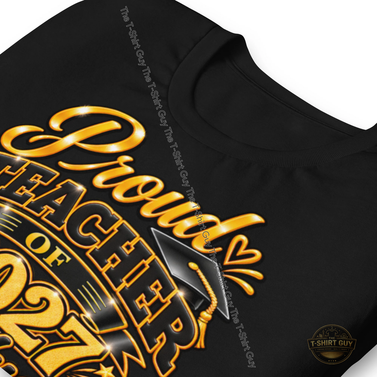 Watermarked - Proud Teacher of 2027 Graduates Unisex t-shirt